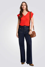 טישירט לנשים בצבע כתום