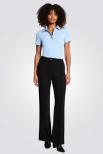 טישירט לנשים עם צווארון פולו | מורגן