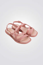 סנדלים MOMENTO בצבע בז' ורדרד