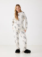 פיג'מת סנופי קטיפה לנשים | בוניטה דה מאס