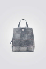 תיק גב ג'ינס בצבע אפור