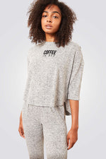 חולצת פיג'מה CAMILA בצבע אפור