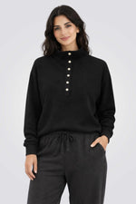 פולו ארוך חצי מכופתר | דלתא