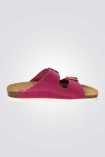 כפכפי זמש לנשים ATLAS בצבע ורוד פוקסיה