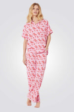 סט פיג'מה DEAREST בהדפס פרחוני