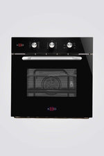 תנור בנוי 70 ליטר דגם BIOM-70/8- BLK/G-SR-T3 | קיי אם ג'י
