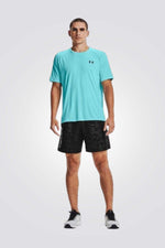 מכנסיים קצרים Woven Emboss שחור