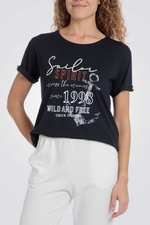 חולצת טי שירט כחול נייבי