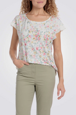חולצת טי פרחונית