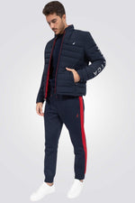 מכנסי טרנינג STRIPE נייבי