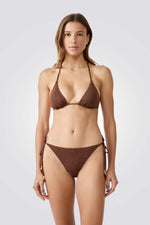 תחתון ביקיני מנצנץ עם קשירה בצדדים HELIO לנשים