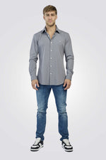 חולצה מכופתרת Slim fit לגברים | GREG NORMAN