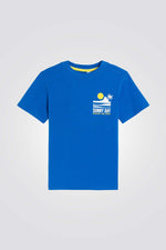 טישירט קצרה עם סלוגן לילדים