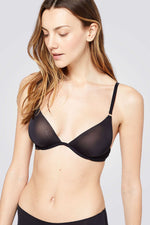 חזיית בייסיק מרופדת PURE CALQUE בצבע שחור