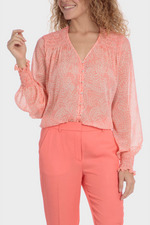 חולצה ארוכה מודפסת