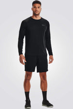 חולצת אימון ארוכה לגברים בצבע שחור