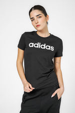 טישירט לנשים ESSENTIALS SLIM בצבע שחור