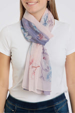 צעיף לנשים בהדפס פרחוני