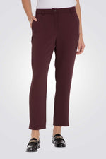 מכנס מחויט בצבע בורדו