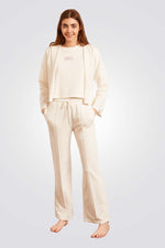 מכנסי פנאי CURT בצבע שמנת