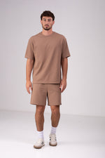 מכנס ברמודה טקסטורלי