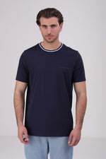 חולצת טי חלקה לגברים