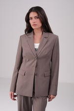 בלייזר אוברסייז בצבע חום