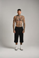 מכנסי ברמודה אוברסייז לגברים