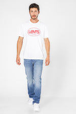 טישירט קצרה CALIFORNIA בצבע לבן