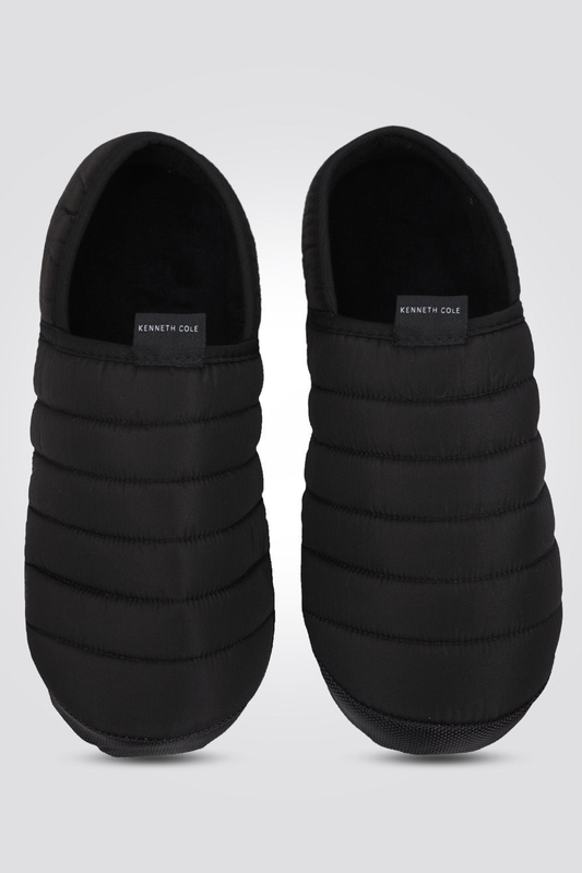נעלי בית לגברים בצבע שחור
