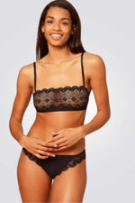 ברלט תחרה SKY שחור