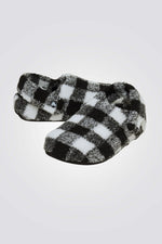 נעלי בית חמות בהדפס משובץ Classic Buffalo Check Cozzzy Slipper | קרוקס