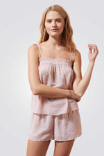 גופיית פיג'מה HONEYMOON בצבע ורוד