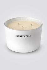 נר ריחני דקורטיבי בריח אוריינטל רוז 550 גר' בצבע לבן