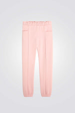 מכנסי טרנינג לילדות בצבע ורוד