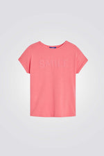 טישירט לילדות בצבע ורוד