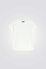 טישירט לילדות בצבע לבן