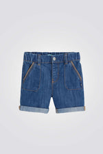 מכנסי ג'ינס קצרים לתינוקות