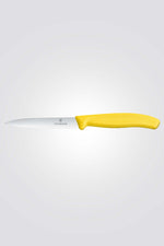 סכין ירקות שוויצרית, להב שפיץ משונן צהוב