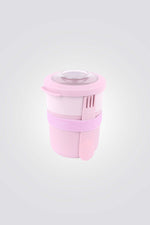 קופסת אוכל Morning & Noon עם כף מזלג ורוד