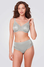 חזיית מינימייזר Ladyform Soft W X בצבע אפור כסוף