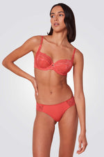 תחזיית תחרה Wild Peony Florale W בצבע כתום