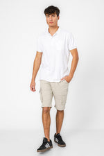 חולצת פולו קצרה לגברים