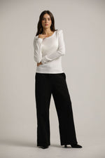 טישירט ארוכה דקה עם סיומת כפפה | קנת קול