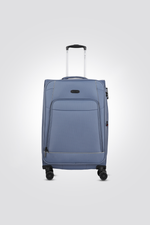 מזוודה מבד בינונית 24'' SAN DIEGO בצבע אפור