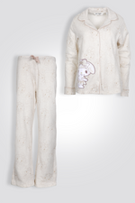 סט פיג'מה מכופתרת מי מלודי | דלתא