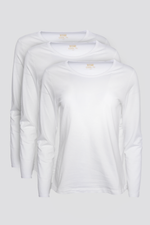 מארז שלישיית גופיות נשים לבן