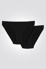 זוג תחתוני מיקרו היילג בצבע שחור