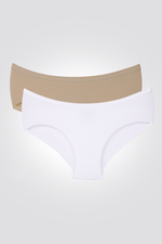 זוג תחתוני היפסטר לבן-ניוד