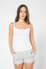 גופית במבו ספגטי בצבע לבן